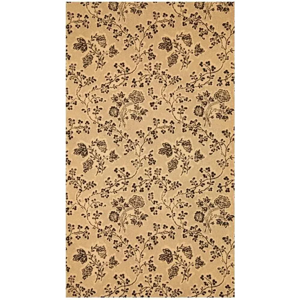 Waterhouse Wallhangings Cape Cod Floral WH209 CHARCOAL/MUSTARD. Price Per 1 Yard